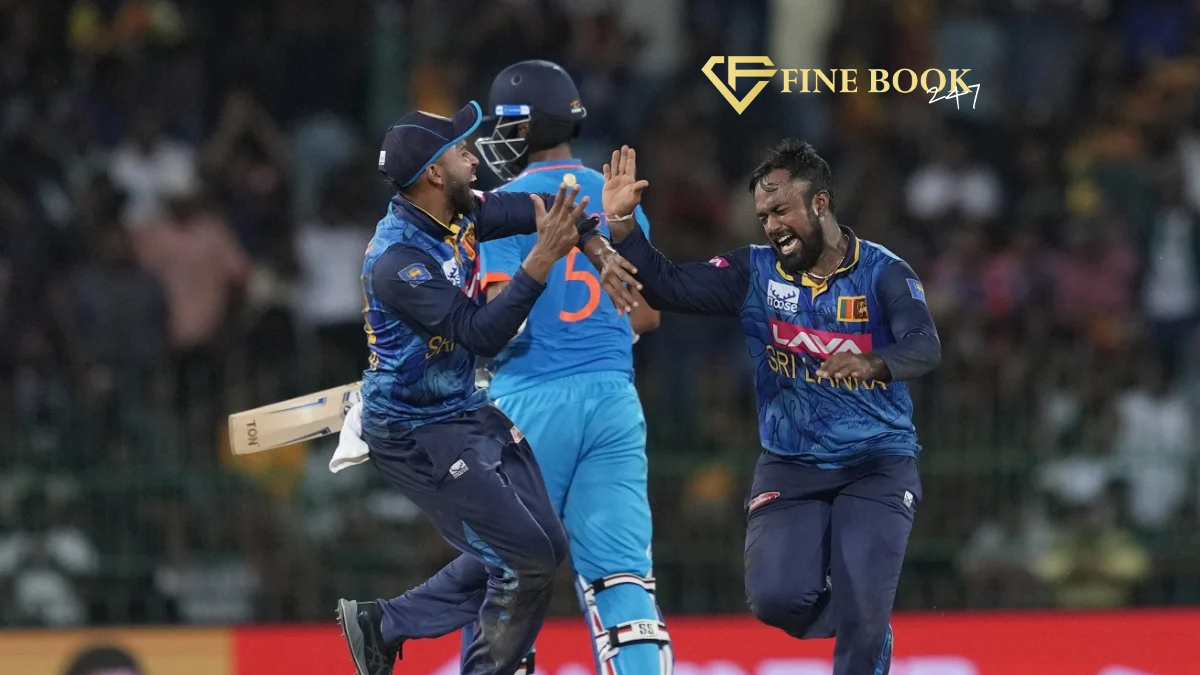 Sri Lanka defeated India, winning by a margin of 32 runs.