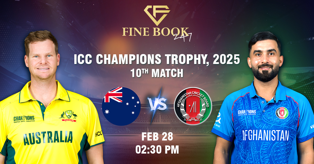 Champions Trophy 2025: Australia vs Afghanistan 10th Match Prediction