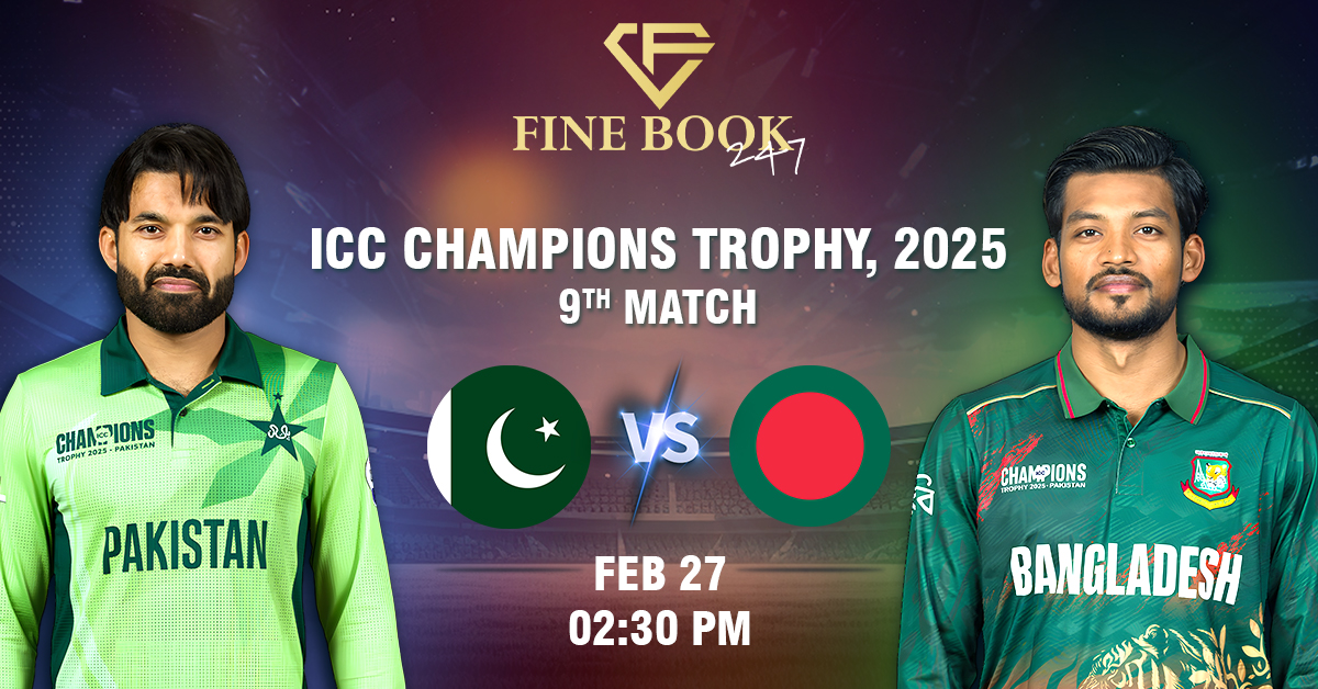 PAK vs BAN Cricket Match Prediction | Finebook247 Betting Tips