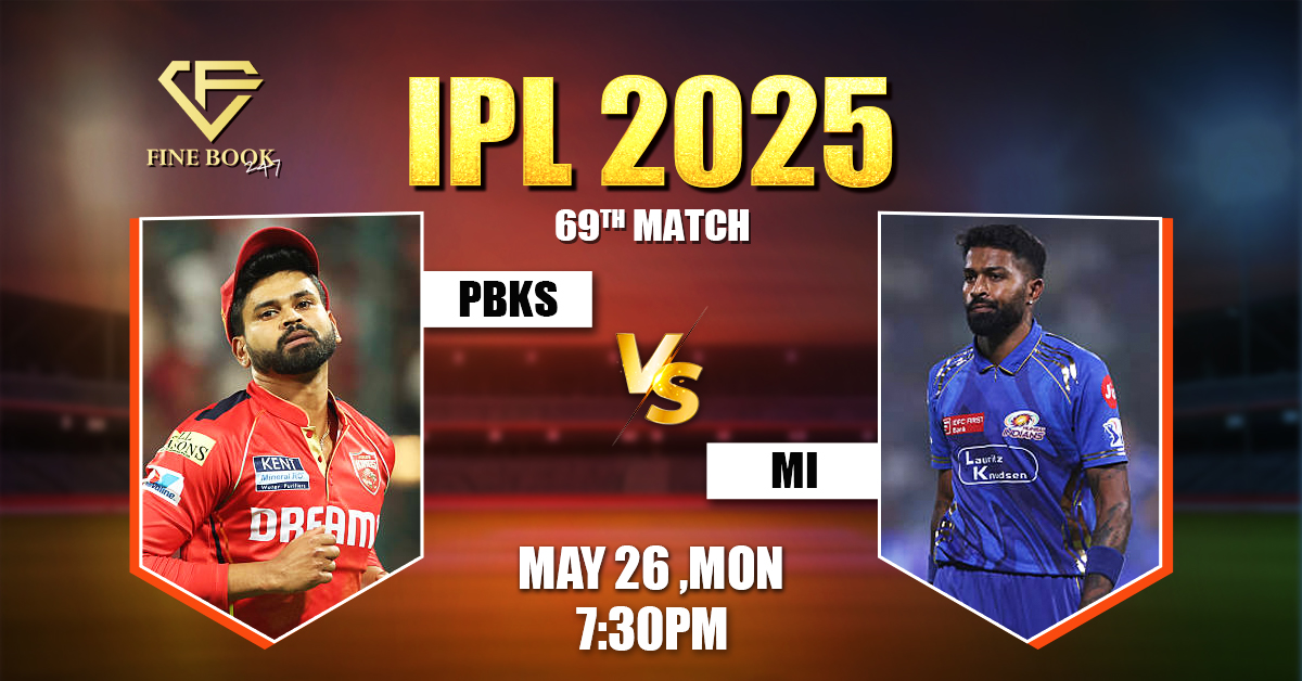 PBKS vs MI Today 69th Match Prediction, Pitch Report, and Playing 11